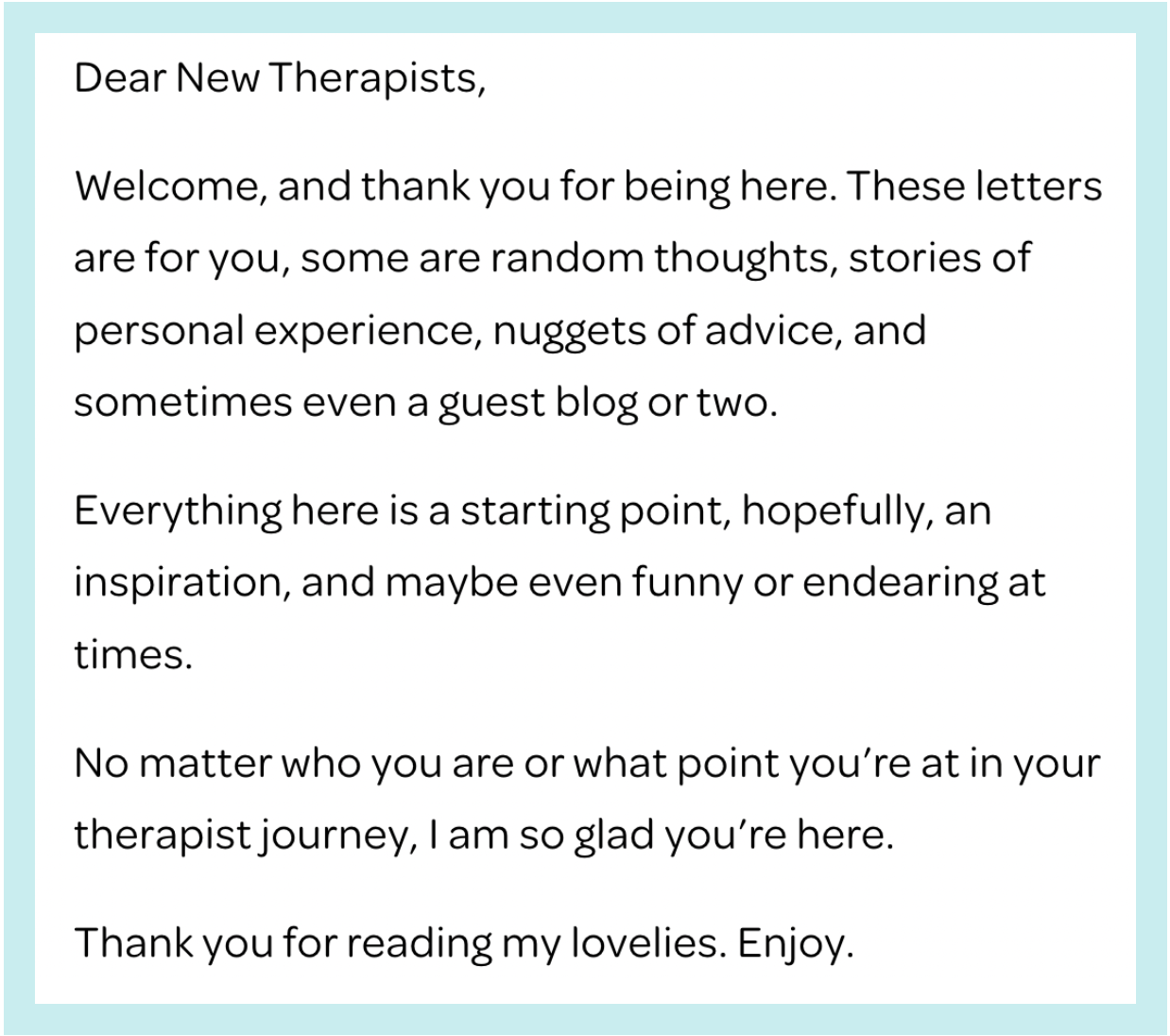 Ryan Dillon's New Therapist Group